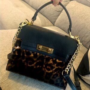 Aldo cheetah purse handbag crossbody